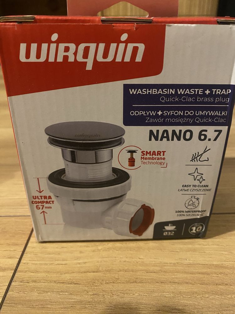 Syfon unywalkowy Wirquin Nano 6.7