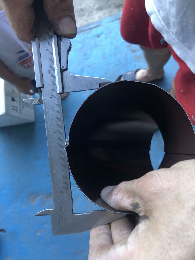 Kolanko rynny 100  ,metal- brąz