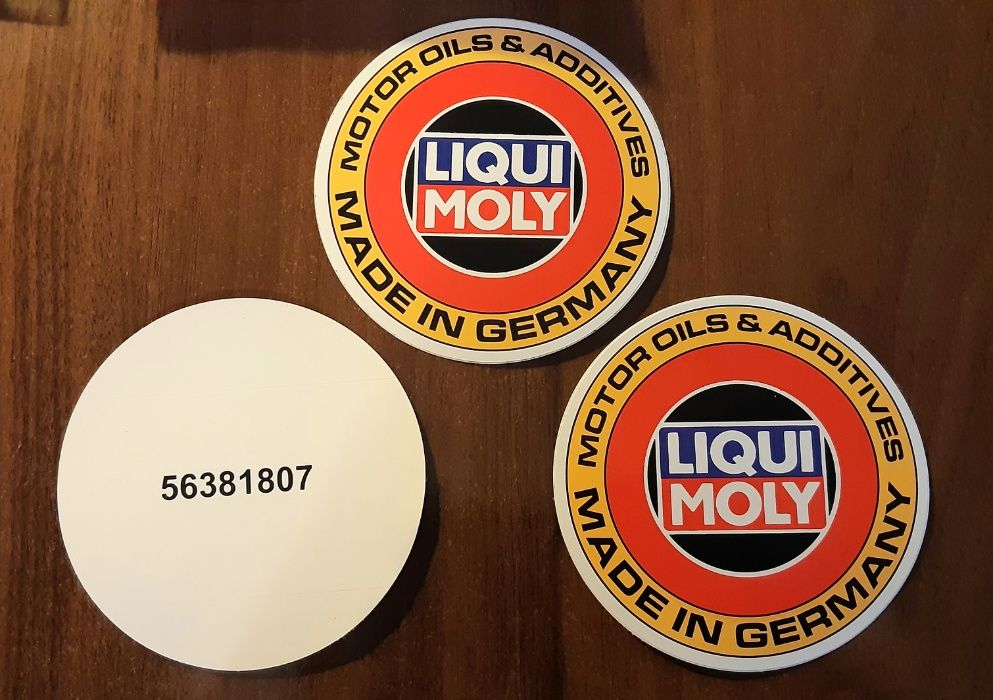 Наклейка Motor Oils & Additives LIQUI MOLY Made in Germany.