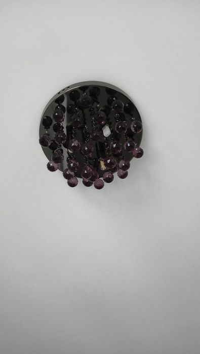 Lampa sufitowa LED z kryształkami