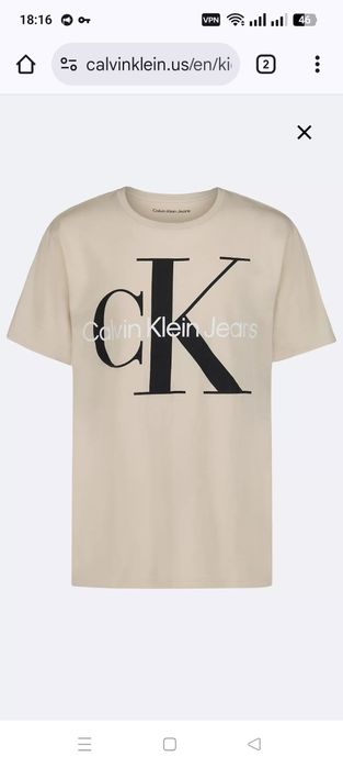 Дитяча футболка Calvin Klein на 8-9р нова
