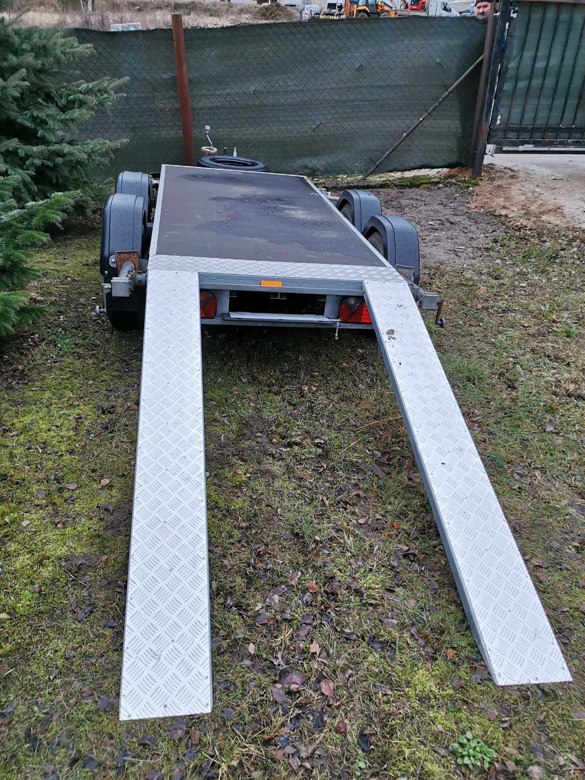 Laweta platforma przyczepa 2000kg do Quada , mini koparki mocna
