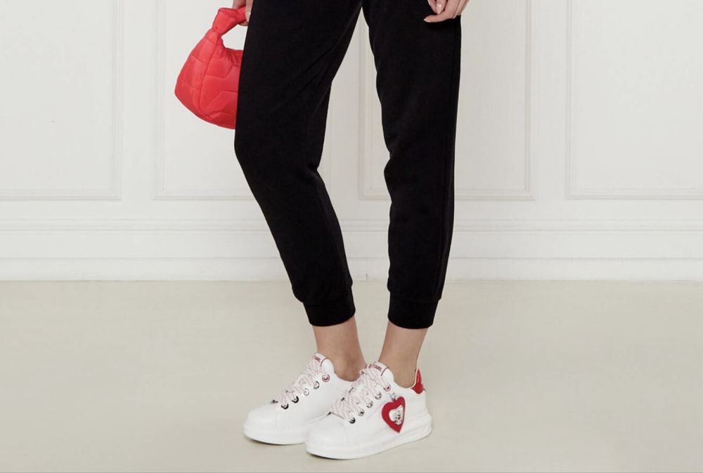 Sneakersy Karl Lagerfeld białe buty