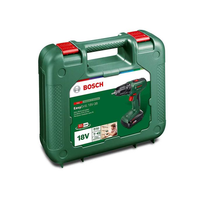 Wiertarko-wkrętarka udarowa akumulatorowa Bosch 18 V Li-ion 2Ah Zestaw
