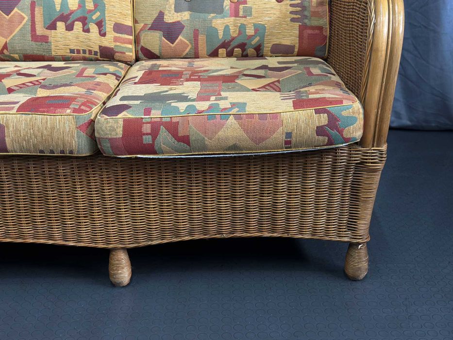 Плетений диван-трійка/трьохмісний садовий диван/садові меблі/крісла