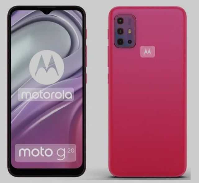 Motorola G20 Flamingo pink