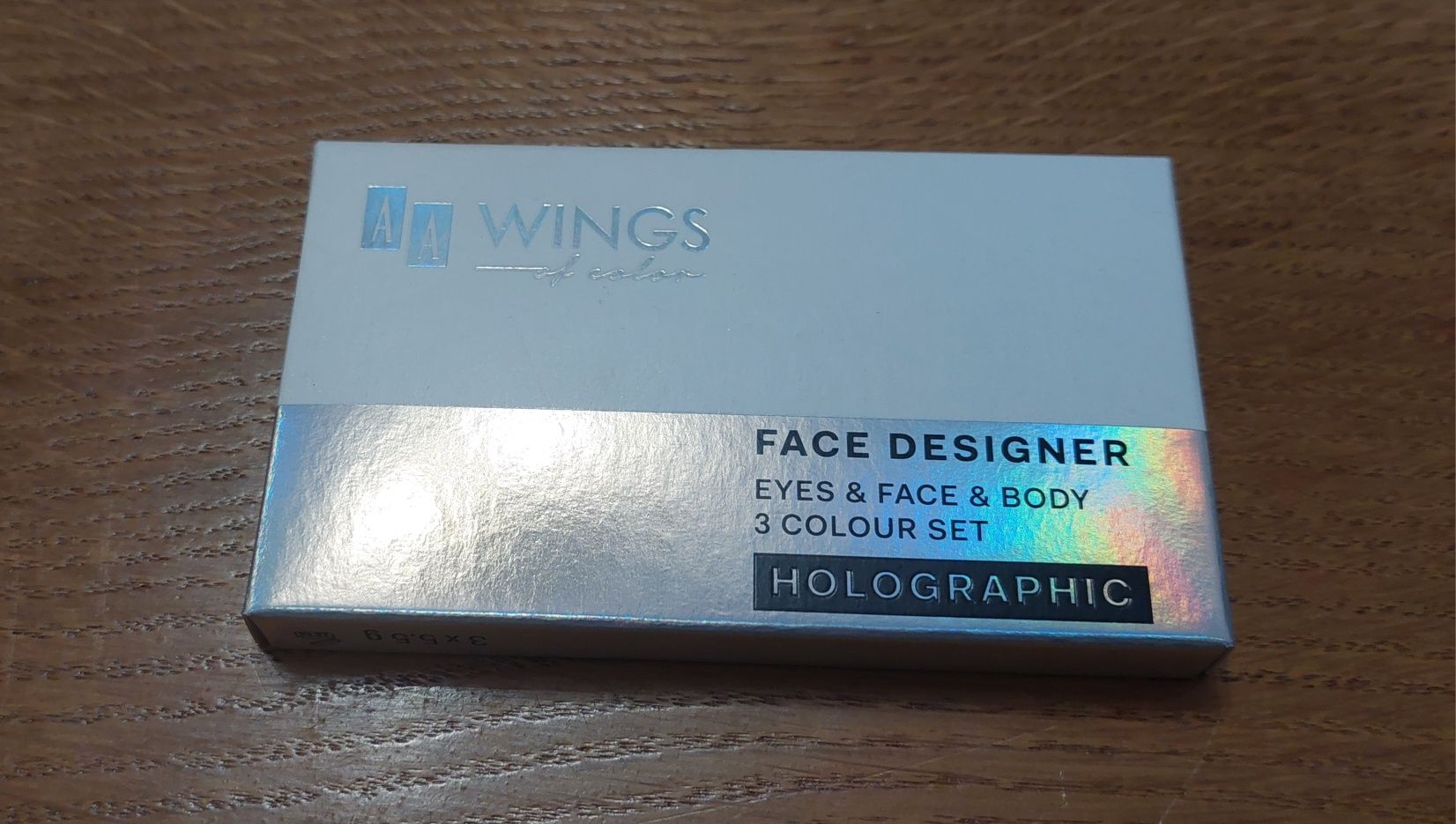 Paleta do twarzy rozświetlaczy AA WINGS OF COLOR Face Designer