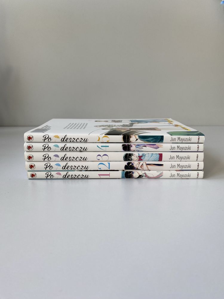 manga po deszczu tomy 1-4