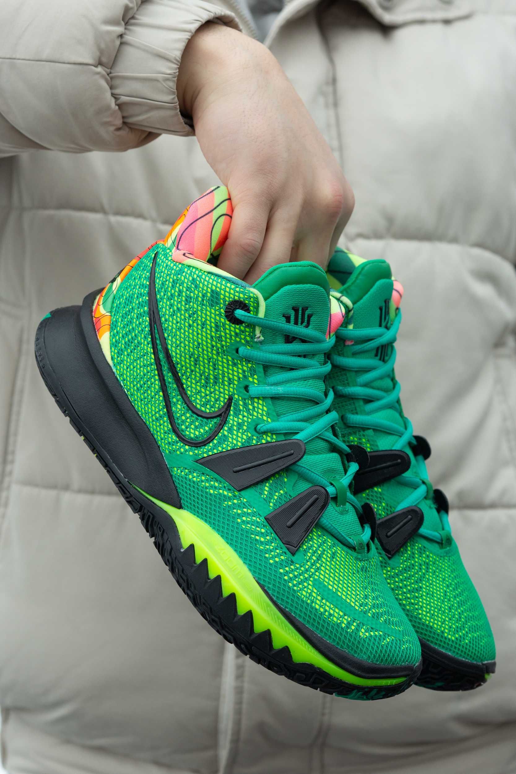 чоловічі кросівки Nike Kyrie 7 Green  БЕЗ передоплати! Розміри 40-45р.