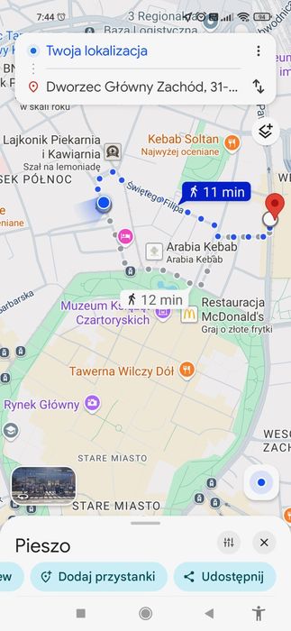 Nocleg blisko Rynku, Dworca, Kraków centrum/ pokój
