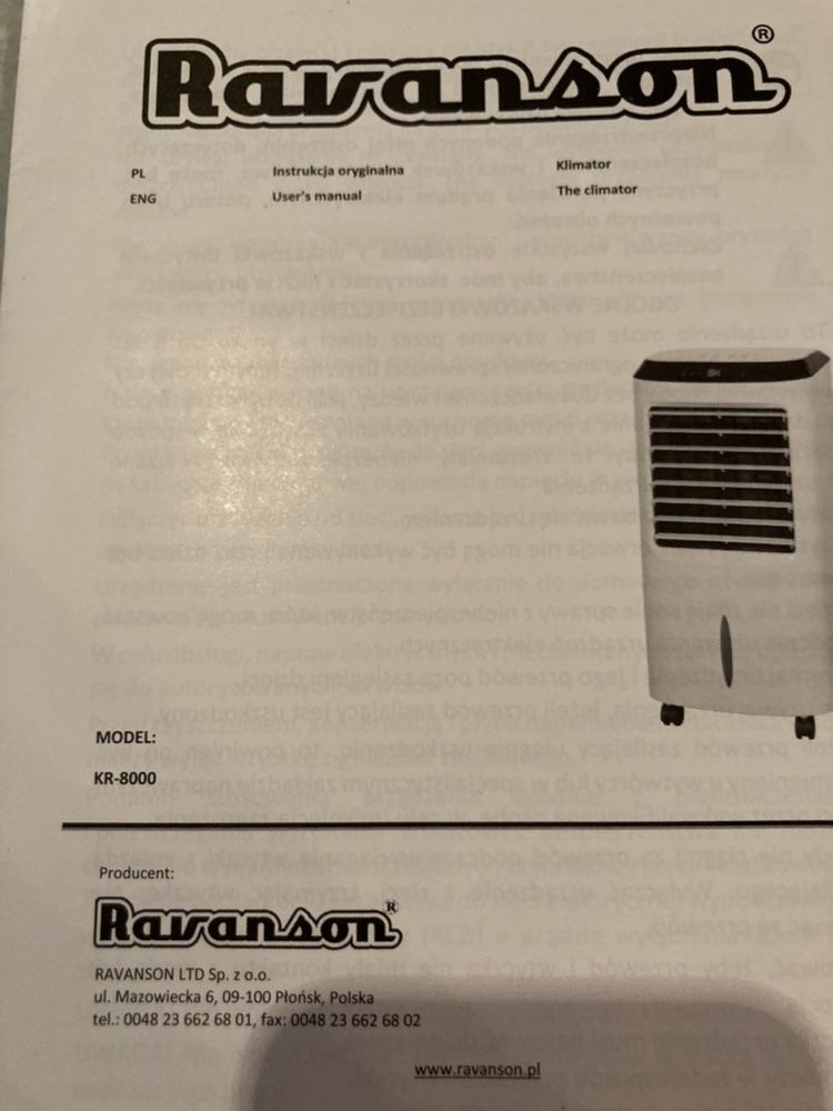 Klimator Rovanson KR-8000