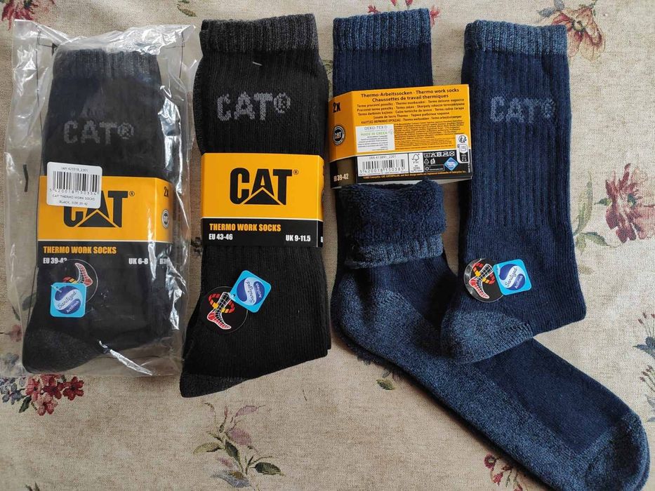 Caterpillar термошкарпетки носкі 2 пари Оригінал Бельгія.  
упако