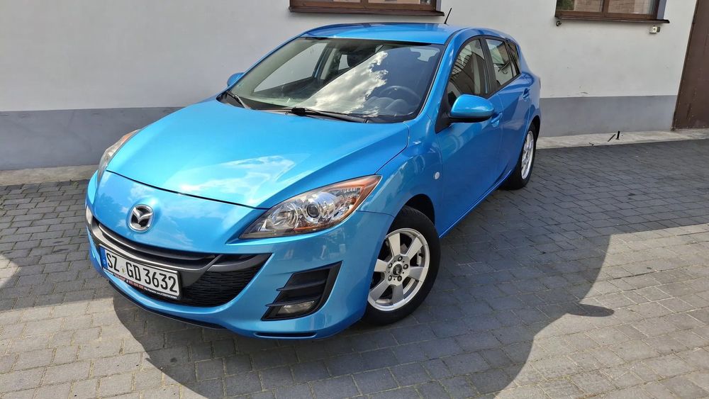 Mazda 3 1.6 benz.+GAZ•Tylko 151 tyś. km przebieg•105 K.M.•100% oryginał lak.
