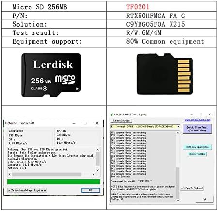 lerdisk fabryczna hurtowa karta micro sd 3-pak 256 mb