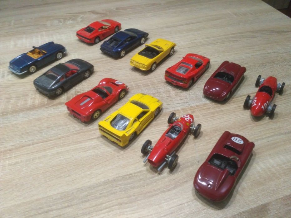 Coleção completa de 12 carrinhos Ferrari - Shell