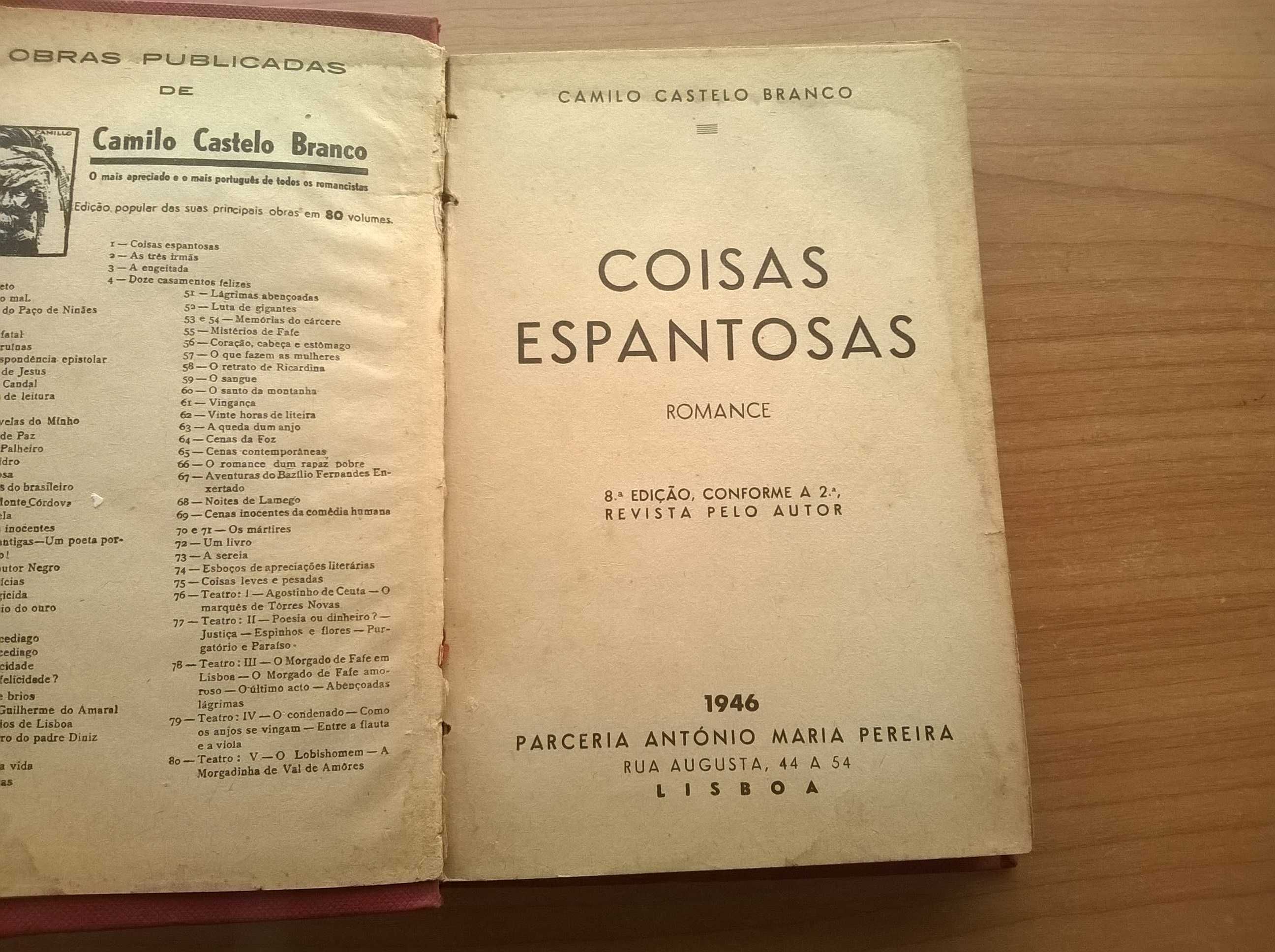 Coisas Espantosas (8.ª ed.) - Camilo Castelo Branco