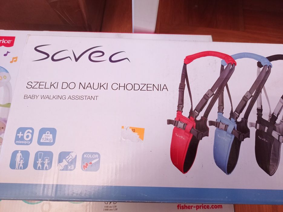 Sprzedam szelki do nauki chodzenia