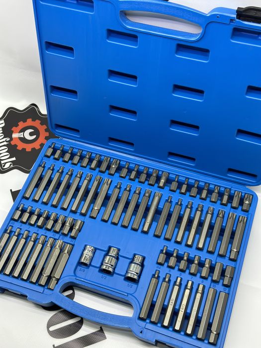 Набір біт TORX, HEX, SPLINE, RIBE, 75од falon-tech FT16075P