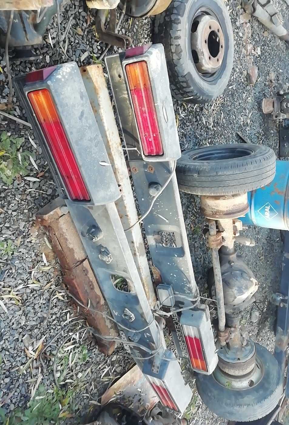 Бампер задній стояв на івеко 3510 3512 стоїть на атего на мерседес 814