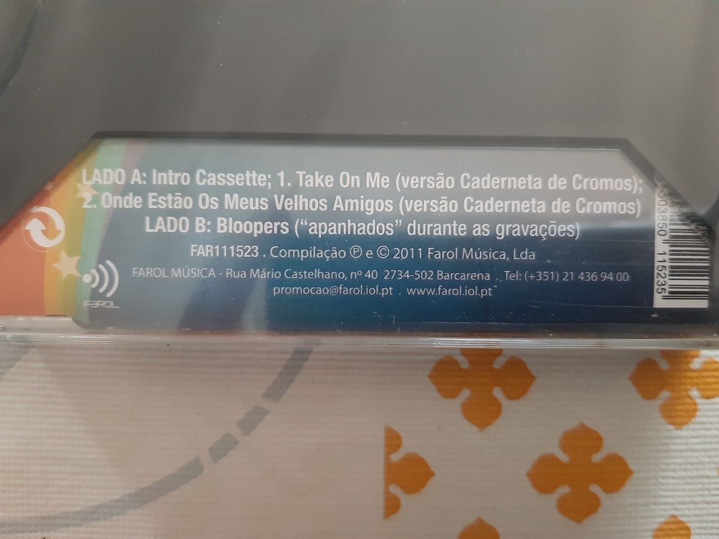 3 cassetes áudio por 4€