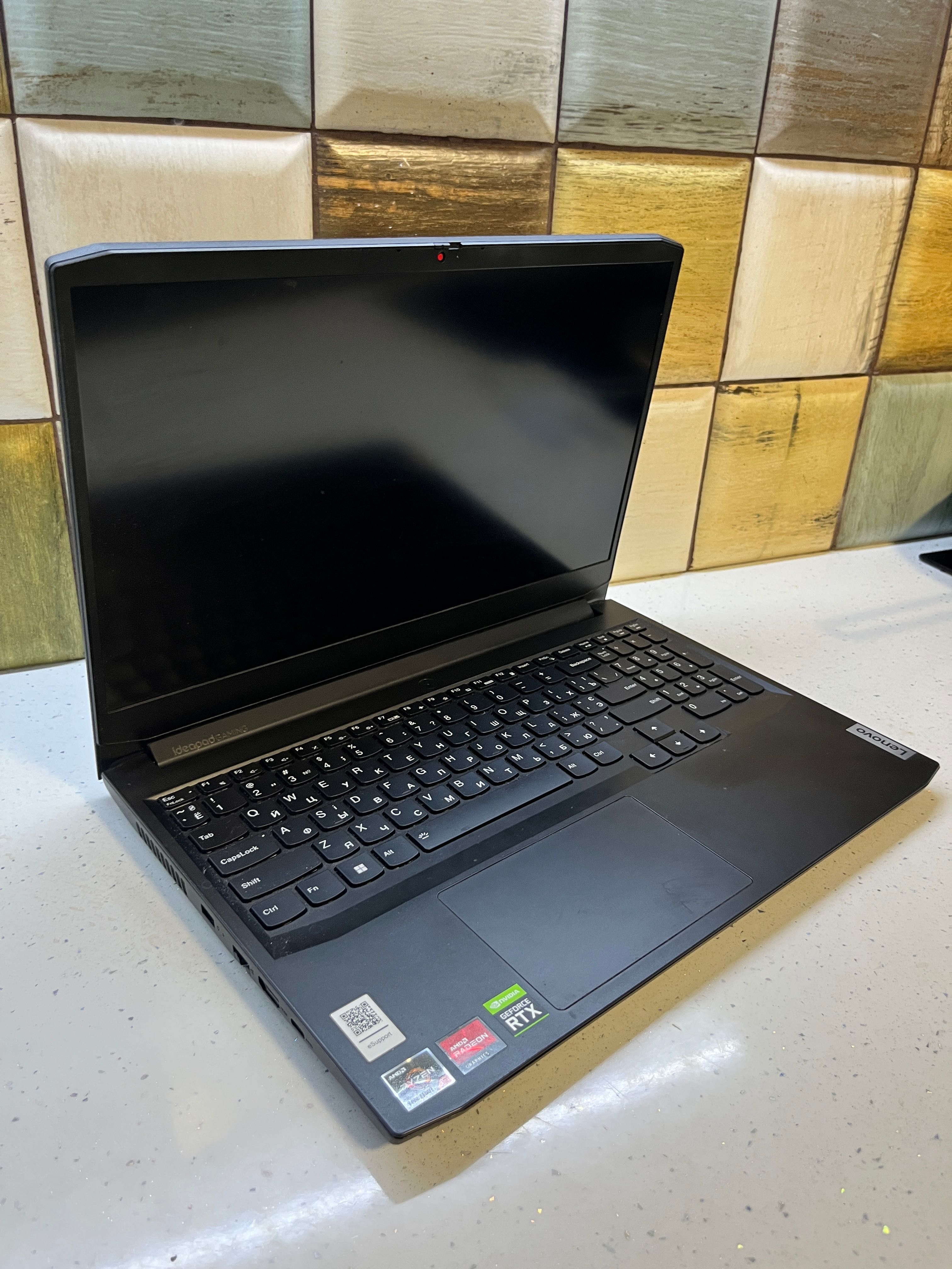 Ноутбук Lenovo IdeaPad Gaming 3 15ACH6 Shadow Black (82K200XJRA)