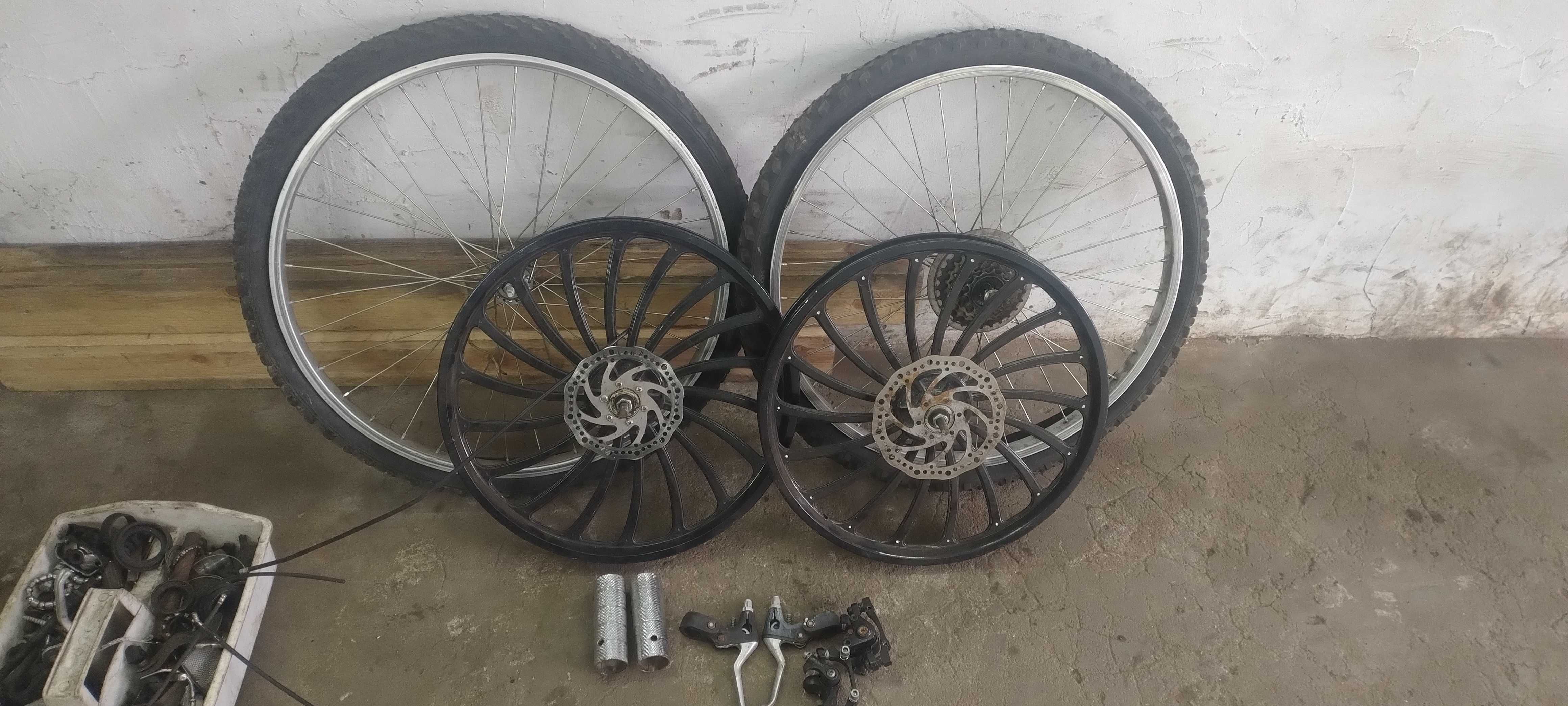 Zamienię lub sprzedam rower BMX tarcze oraz alufelgi