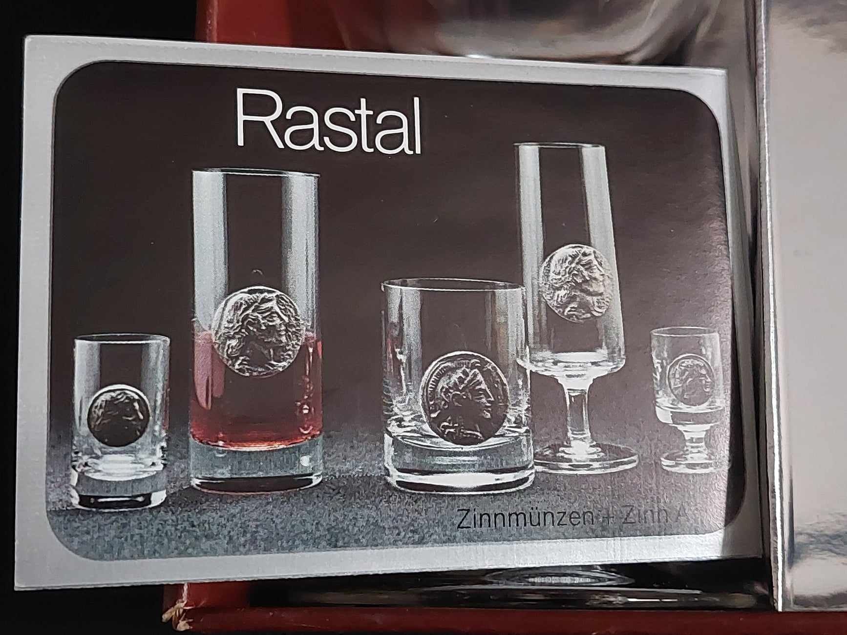 "Rastal" szkłanki krysztalowe na Irish Coffe 3 szt.