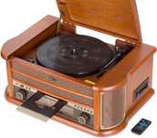 Radio  z  gramofonem retro  duże .