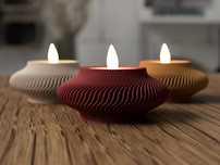 Świecznik Dekoracyjny na Świecę LED (Tealight) - Nowoczesny Design