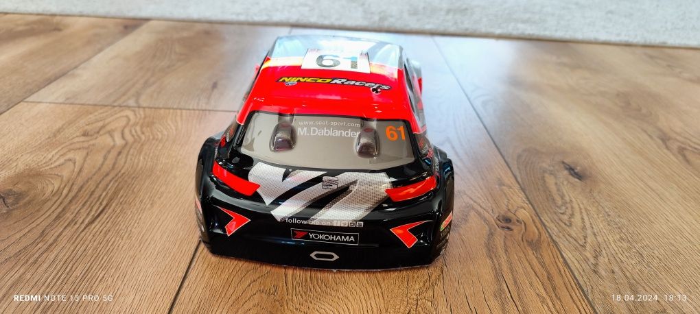 Karoseria buda Nowa 1:10 Tamiya XV02 XV01 Model RC Seat Leon Rallycros