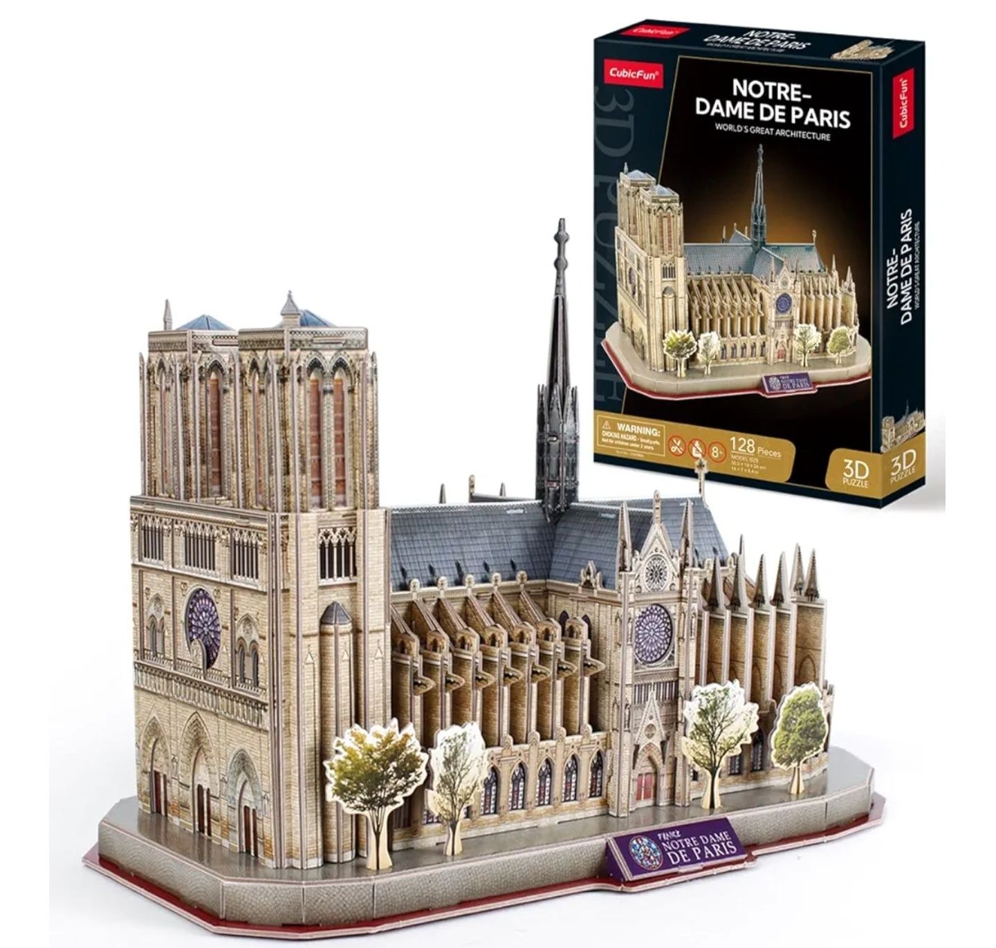Puzzle 3D - Notre Dame de Paris