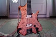 JP Custom Baritone 7 string fanned guitar