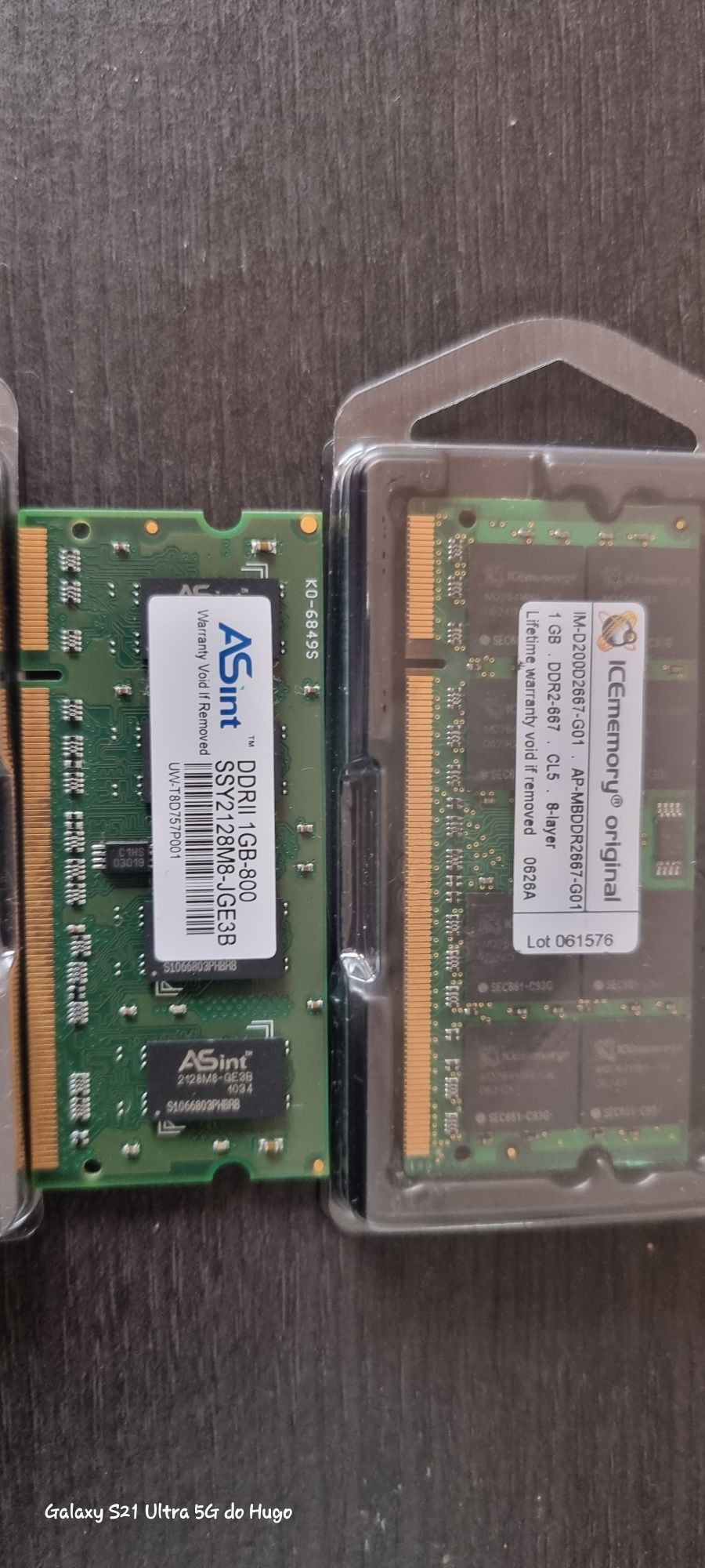 Pack Memórias Ram DDR2