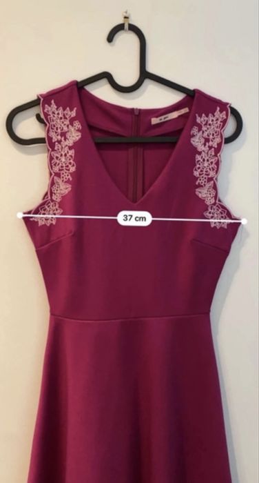 Vestido roxo da marca Mi Ami