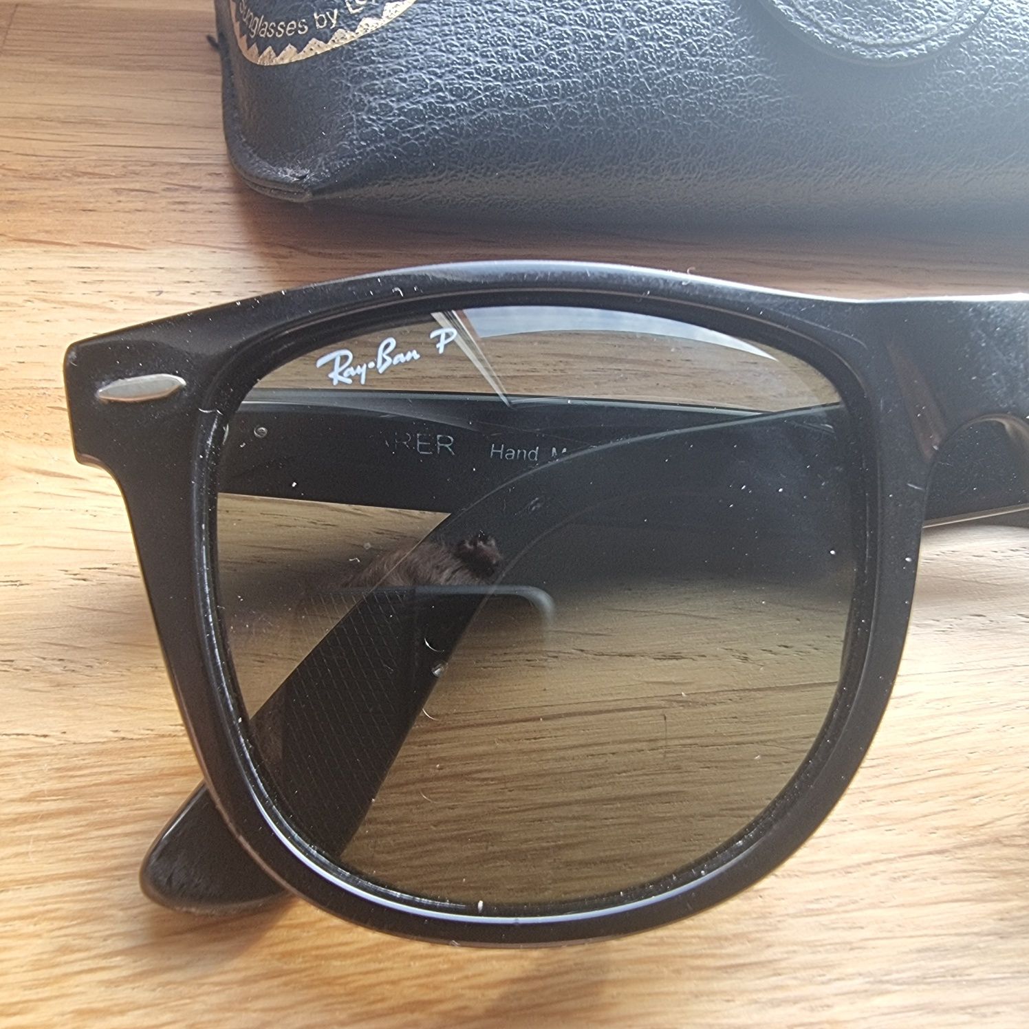 Ray-Ban Wayfarer 58 czarne polaryzowane