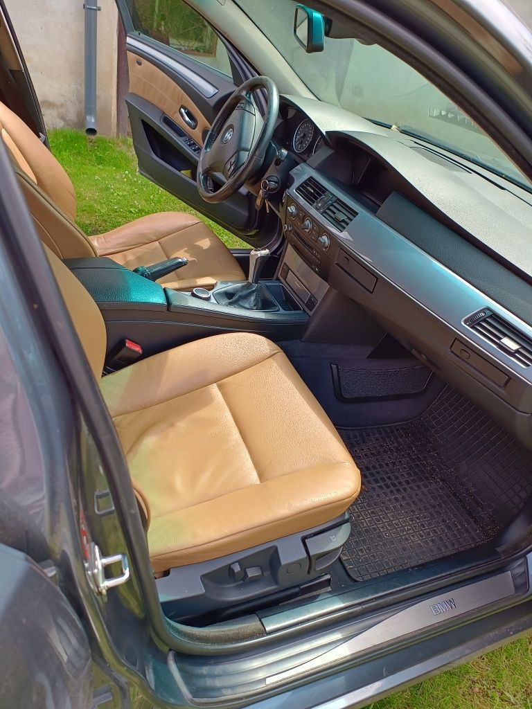 BMW E61 520d. 2007 rok polift. 2.0d 163km. Rozrząd z przodu.