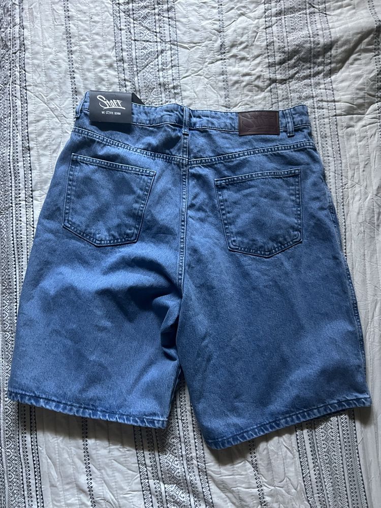Джинсові шорти Baggy Staff, нові, чоловічі