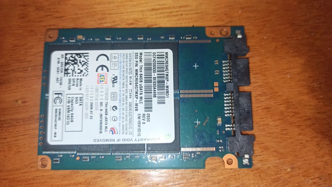 Ssd uSata 64gb Samsung