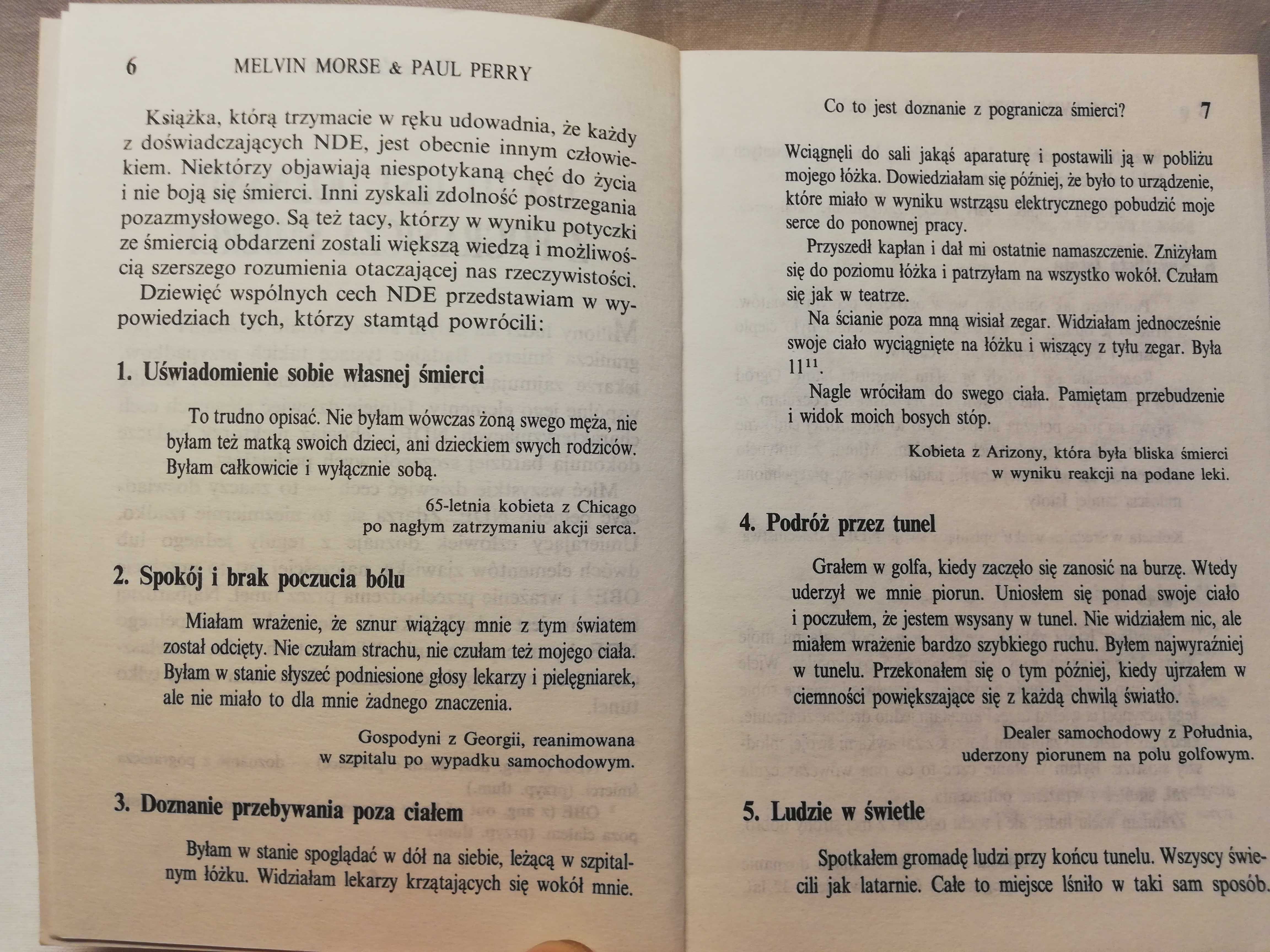 Przemienieni przez światło - M. Morse, P. Perry - 1993 rok