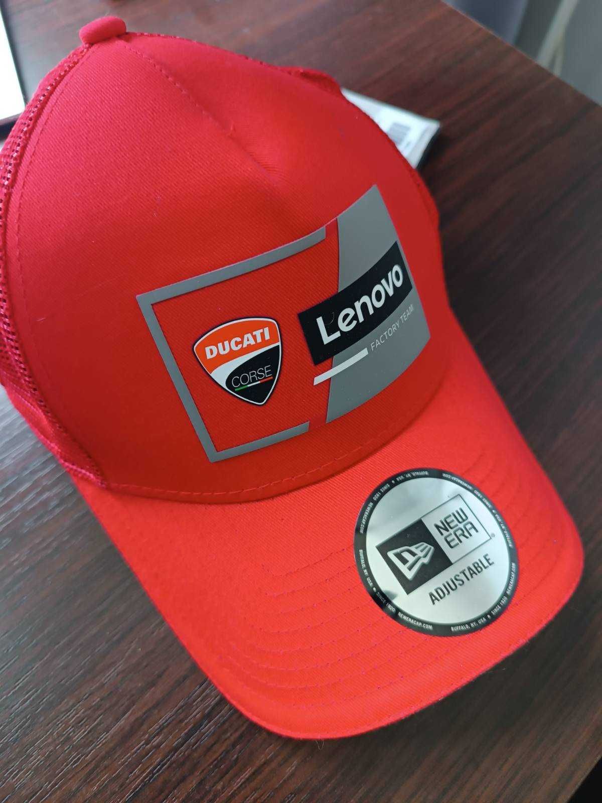 Czapka Ducati Lenovo Team Pecco 63 Red A-Frame Trucker Cap