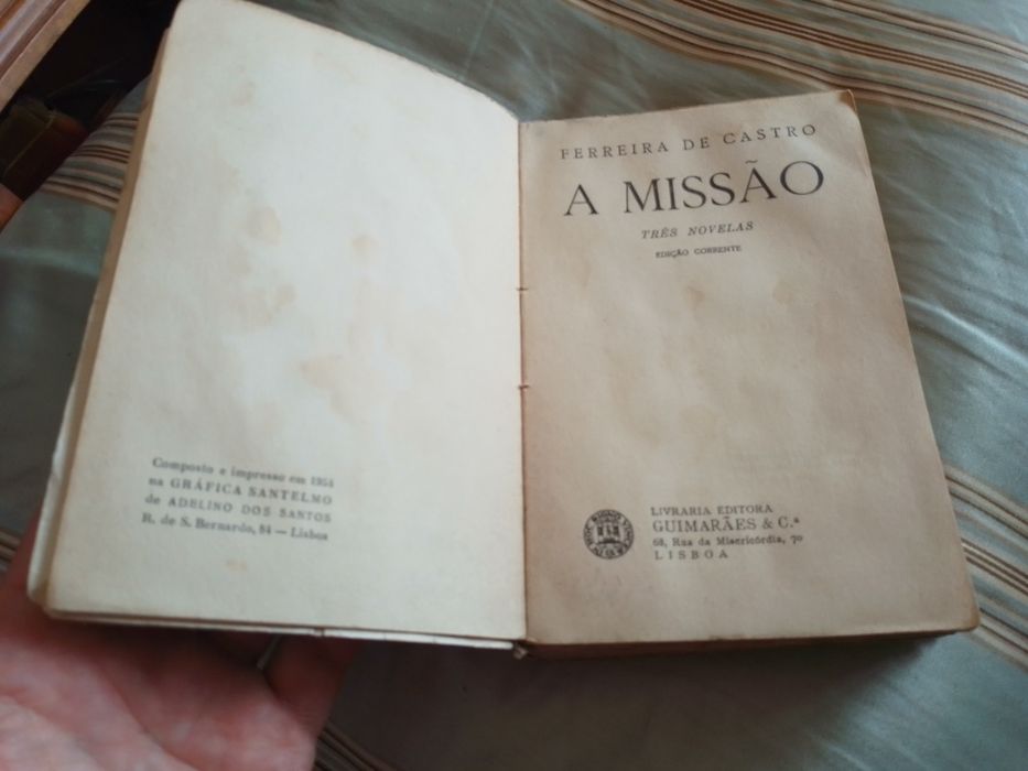 A missão 3 Novelas-F.Castro-1 edição-Guimaraes-20E- Tambor-7E Desde 2E