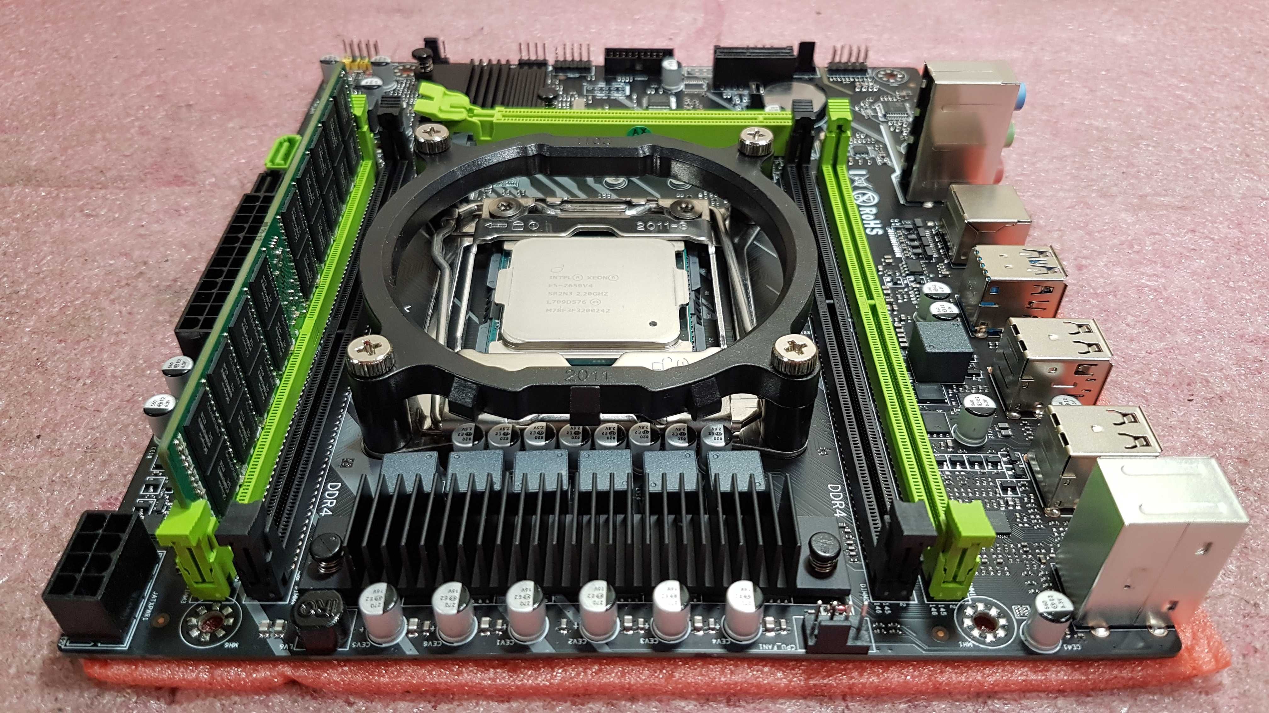 Комплект ZSUS X99 P4 LGA2011 Xeon E5 2650 V4 DDR4 16GB в наявності
