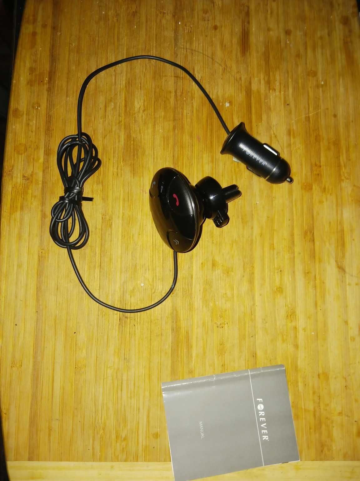 Transmiter FM Bluetooth z ładowarką samochodową
