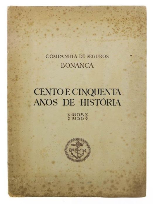 Livro antigo A Companhia de Seguros Bonança, 1960