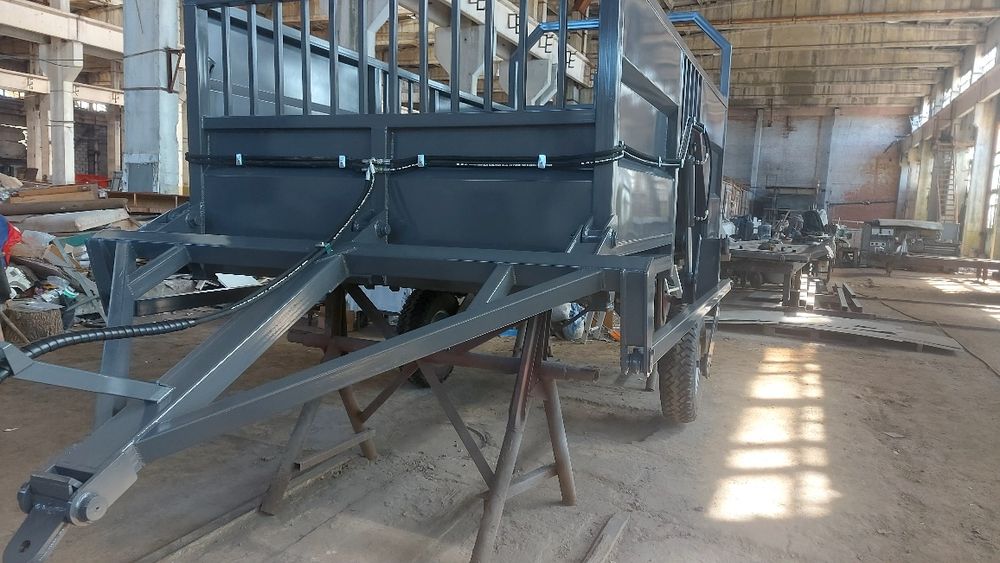 Прицеп  трап тележка для перевозки свиней, скотовоз