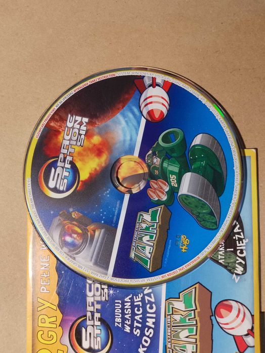 unikat pc Space Station Sim i tankz, retro gry