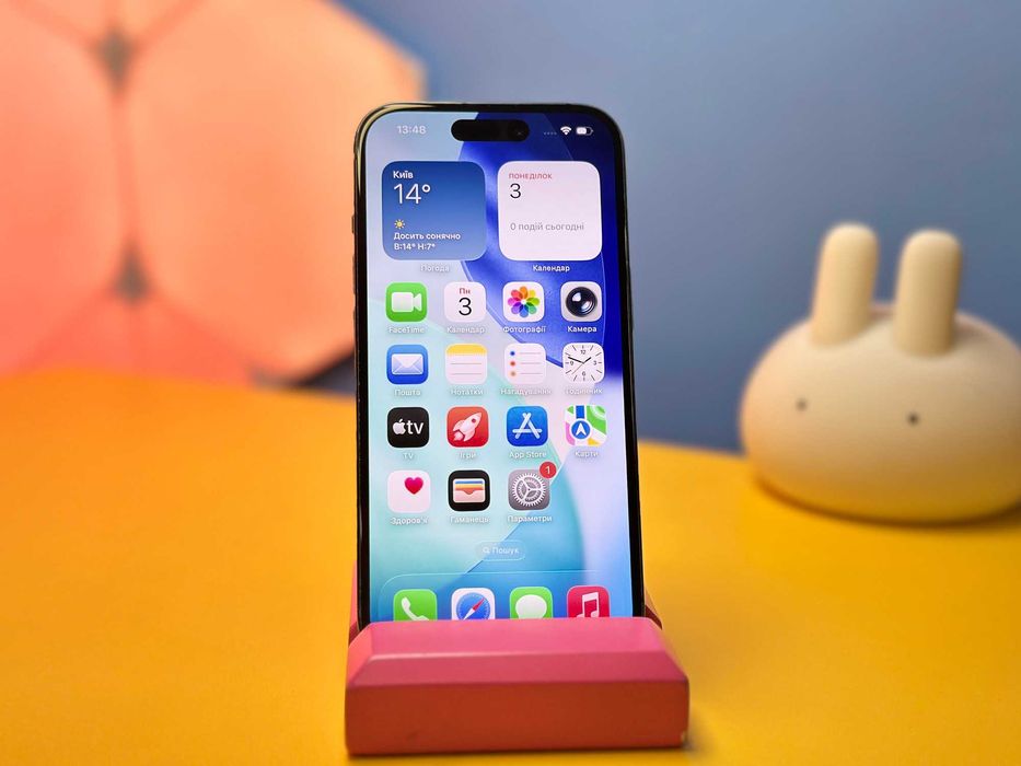 Смартфон Apple iPhone 15 256GB Black (149730) Б/У З ГАРАНТІЄЮ