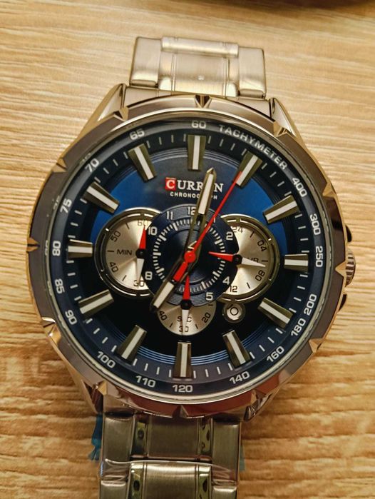 Relógio Curren Chronograph M-8363 Novo