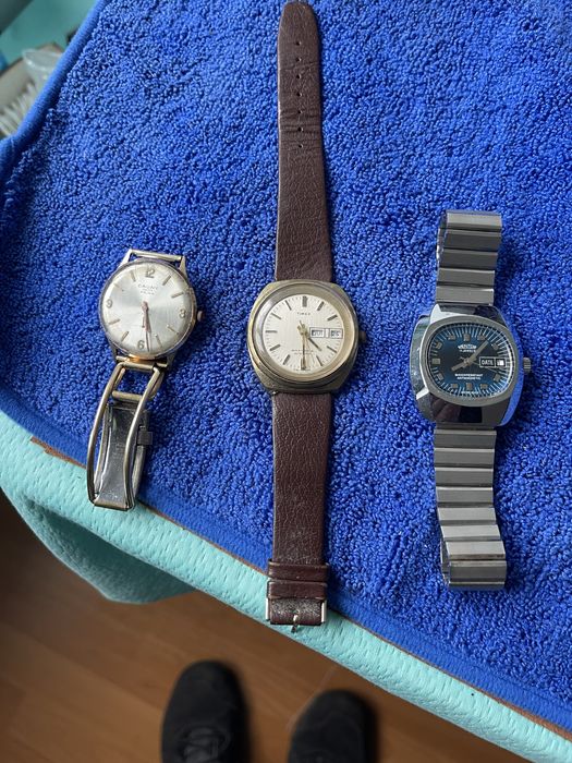 3 relogios vintage
