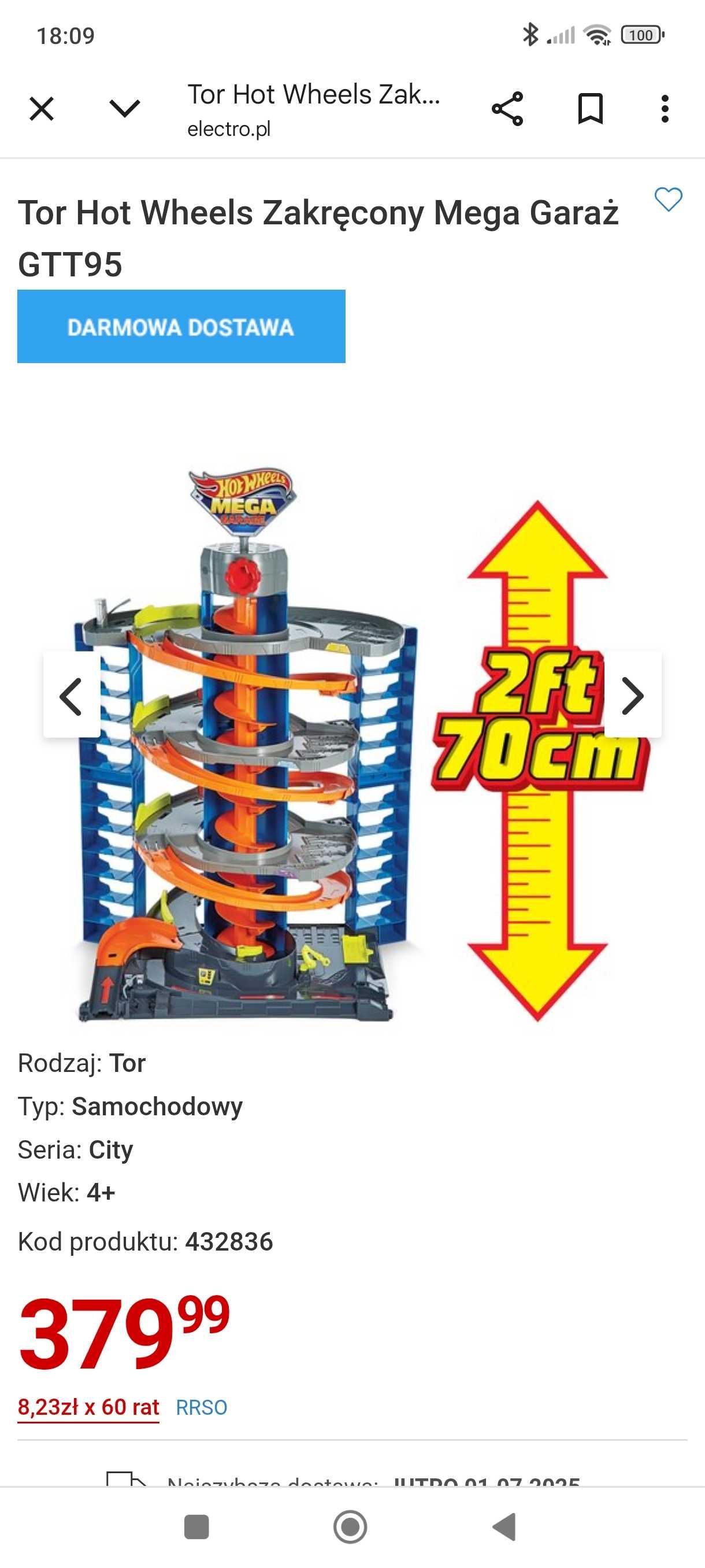 Sprzedam garaż hoot weels